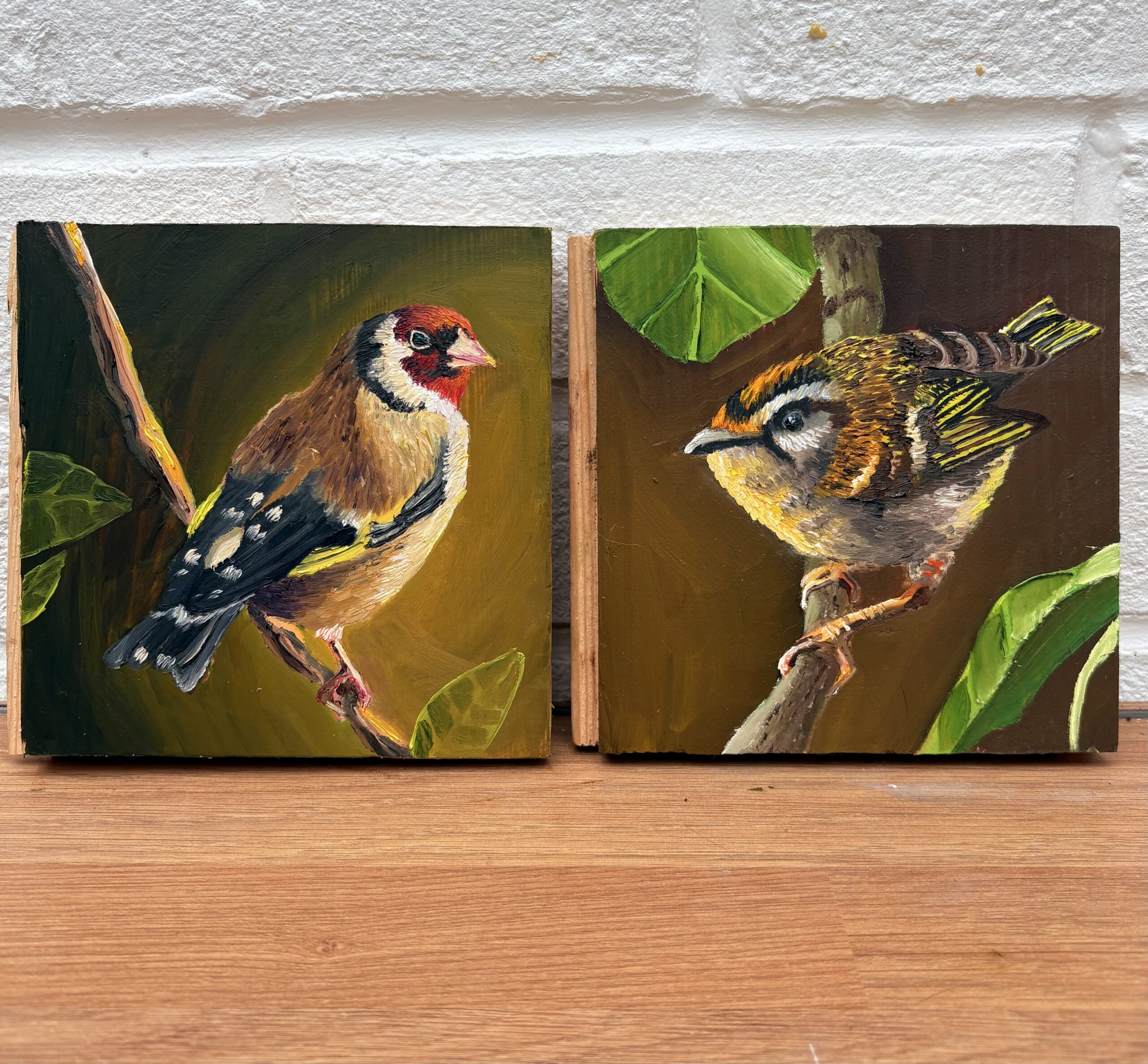 Firecrest and Goldfinch