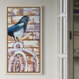 Katie Thomas Magpie Framed