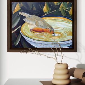 Katie Thomas Robin With Pears